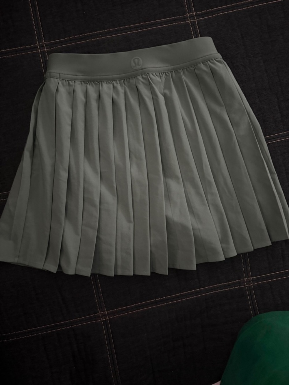 lululemon athletica Olive Pleated Skater Skirt